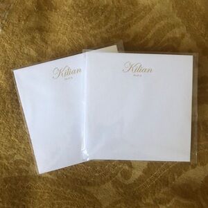 Kilian 2-Luxury White Stationary Cards / Authentic / New Never Used / Sealed